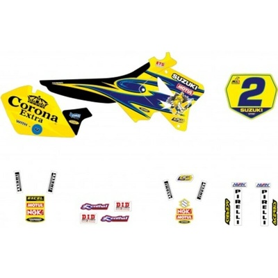 TECNOSEL Grafická sada Replica Team Suzuki 2001 23V04