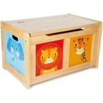 BIGJIGS - Детска ракла за играчки - Животни от джунглата (T0227)