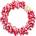 By Eloise London Silk Scrunchie Gold Heart Ластик за коса за жени цвят Red Leopard