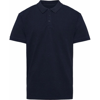 Pure Waste PQM pánské piqué polo tričko z těžké bavlny solid navy