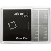 Combi Bar Valcambi SA Švýcarsko stříbrný slitek 10 x 10 g