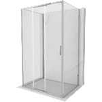 Mexen Exo-3S 3S душ кабина 3-стенна плъзгаща се 90 x 85 см, прозрачна, хром (8153-090-085-01-00-3S)