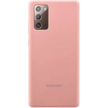 Image 1 of Samsung Note 20 Silicone cover brown (EF-PN980TAEGEU)