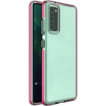 Izmael Pокривало Spring clear TPU за Samsung Galaxy S21 5G/Galaxy S21 - Розов KP8708 (8708)