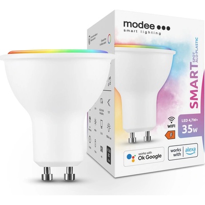 Modee Lighting LED SMART žiarovka GU10 4,7W RGB 400lm