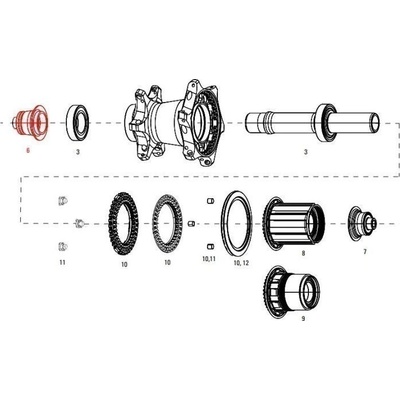 Zipp END CAP NDS REAR COGNITION NSW
