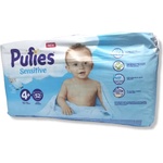 pufies sensitive бебешки пелени, номер 4+, 10-15кг, 50 броя