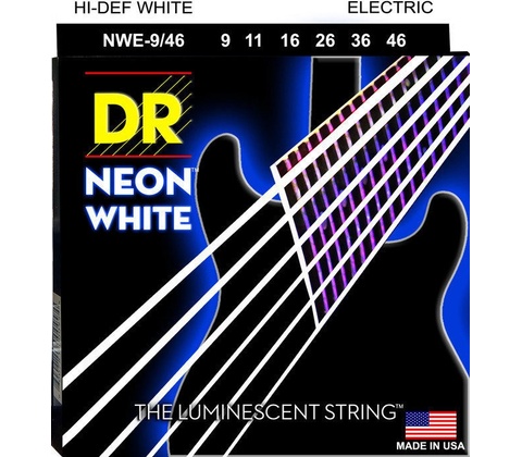 DR Strings NWE-9-46 White