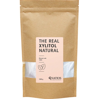 NATIOS Xylitol, Brezový cukor, 1000 g