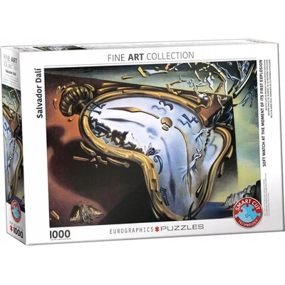 EuroGraphics Dalí Měkké hodiny v okamžiku prvního výbuchu 1000 dílků