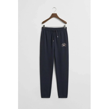 Gant Relaxed GRAPHIC SCRIPT Sweatpants Evening Blue