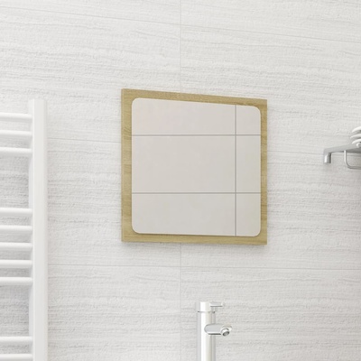 vidaXL Огледало за баня, дъб сонома, 40x1, 5x37 см, ПДЧ (804601)