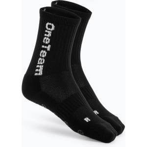 OneTeam Детски футболни чорапи OneTeam Precision Grip non-slip 2-pack black