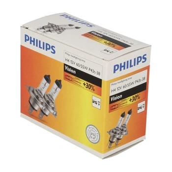 Image 1 of Philips Крушка, фар philips h4, 12v, 60/55w, 2 бр