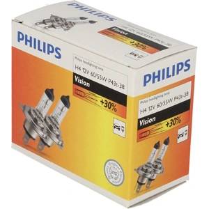 Philips Крушка, фар philips h4, 12v, 60/55w, 2 бр - Maslatabg - 10,48 лв