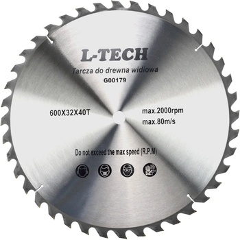 GEKO Pilový kotouč do dřeva, 500x32x40T