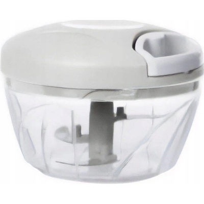EH Excellent Houseware Ruční sekáček na zeleninu a ovoce, Ø 13 cm barva bílá