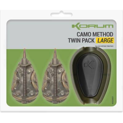Set krmítek Korum Camo Method Twin Packs Large
