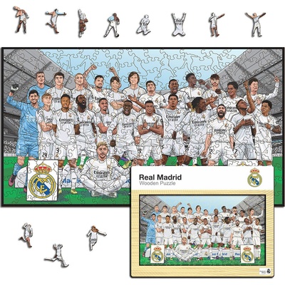 Fan-shop Dřevěné REAL MADRID 25/26 Team 500 dílků