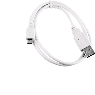 C-Tech CB-USB2M-20W USB 2.0 AM/Micro, 2m, bílý