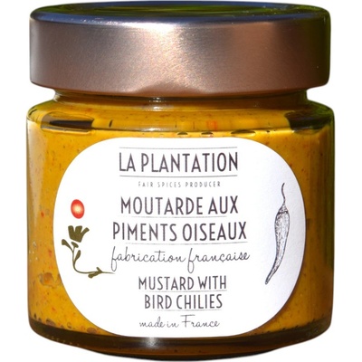 La Plantation Francouzská hořčice s bird chilli z Kambodže 120 g – Zboží Dáma