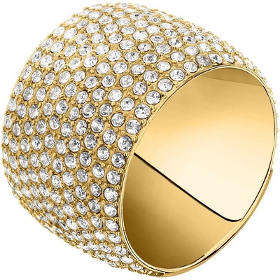 Trussardi pozlacený prsten z oceli T-Design TJAXC103