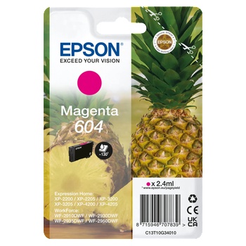 Epson 604 T10G340 C13T10G34010 магента (magenta) оригинална касета (C13T10G34010)