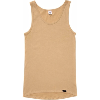 Pleas pánské prodloužené tílko bez rukávů 085049 Bílá – Zboží Dáma