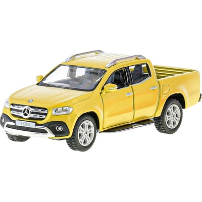Kinsmart Mercedes-Benz X-class 13cm kov zpětný chod Žlutá 1:42