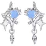 Silenti Jewelry Сребърни обеци "Небесен лазур