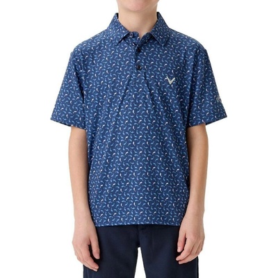 Callaway Golf Boys Ss Dolphin Peacoat modrá