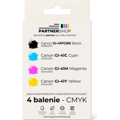 Atrament PartnerShop Canon GI-41 CMYK - kompatibilný