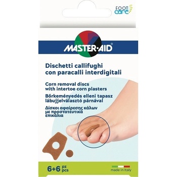 FOOT Care Náplasti na kuří oka mezi prsty 6 + 6 ks