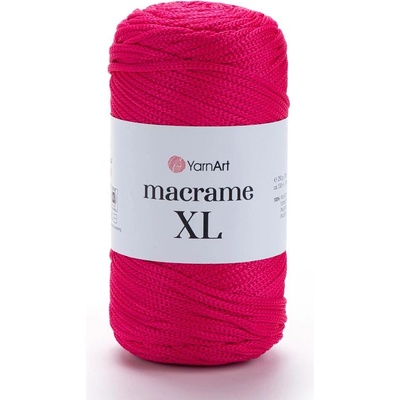 Yarn Art Macrame XL 163 jahodově červená