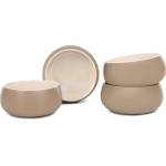 Bonami Selection Бежови глинени купички в комплект 4 бр. 600 ml Terra Luma - Bonami Selection (346G-002A-HJ21746-140-SET 4)