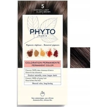 Phyto Color barva 5 Light Brown