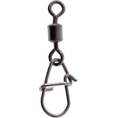 Mikado Karabina s obratlíkem Round Snap L 10 ks