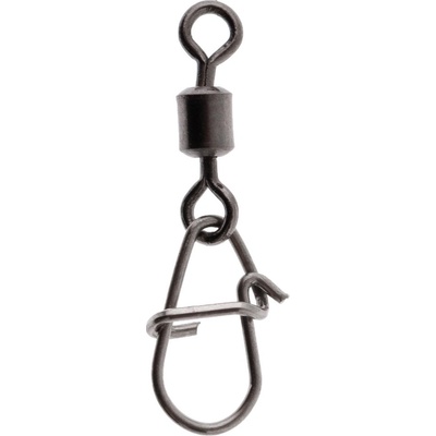 Mikado Karabina s obratlíkem Round Snap L 10 ks