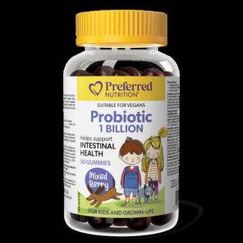 Natural Factors Пробиотик Гъми за деца и подрастващи 1 млрд. активни пробиотици 50 желирани таблетки | Natural Factors (0671 PN)