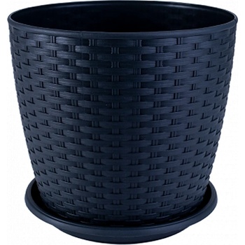 Image 1 of ALEANA САКСИЯ РАТАН С ПОДЛОЖКА 20x18см ГРАНИТ (114057)