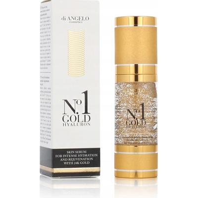 By Angelo cosmetics No.1 Gold Hialuronic pleťové sérum pro intenzivní hydrataci pleťové sérum s kyselinou hyaluronovou W 30 ml