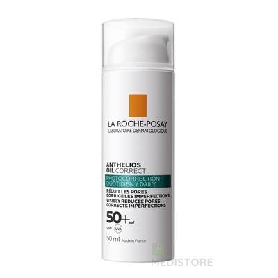 LA ROCHE-POSAY ANTHELIOS OIL CORRECT SPF50+ fotokorekčný denný gél-krém s ochranným faktorom 1x50 ml La Roche Posay