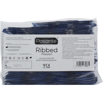 Pasante 144 бр. Оребрени презервативи Pasante Passion