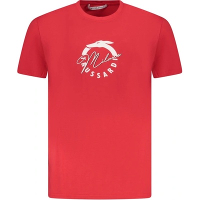 Trussardi Тениска с къс ръкав за мъже trussardi, Размер s, Цвят Червено (tru25mts01_ro04red)