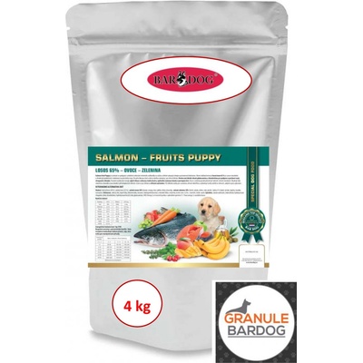 Bardog Salmon Fruits Puppy 4 kg