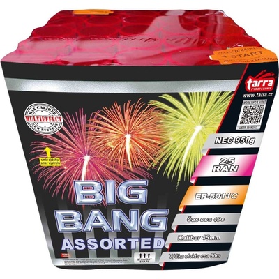TARRA pyrotechnik Ohňostroj BIG BANG ASSORTED 25 ran
