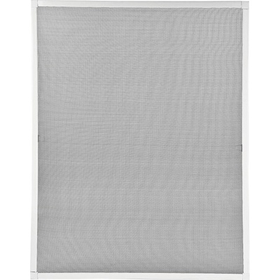 DEMA Okenná sieťka proti hmyzu s hliníkovým rámom 120x140 cm, biela