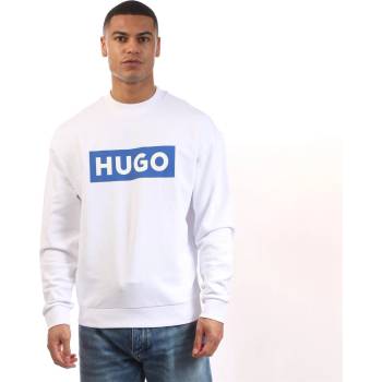 HUGO BOSS Блуза Hugo Niero Logo Print Crewneck Sweatshirt - White