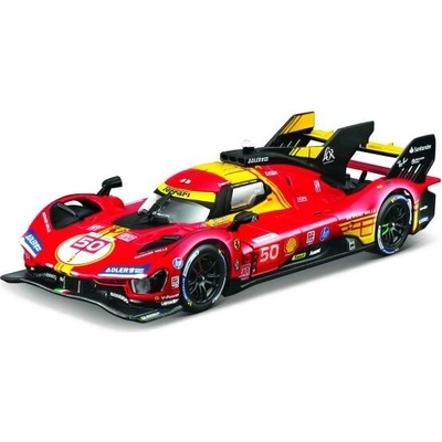 Bburago Ferrari Racing 499P č.50- 24H Le Mans Champion 2024 1:43