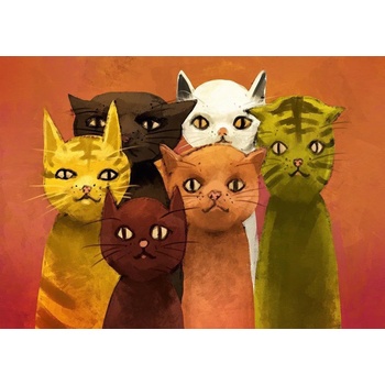 Image 1 of Art Puzzle - Puzzle Cats Set 500 - 500 piese